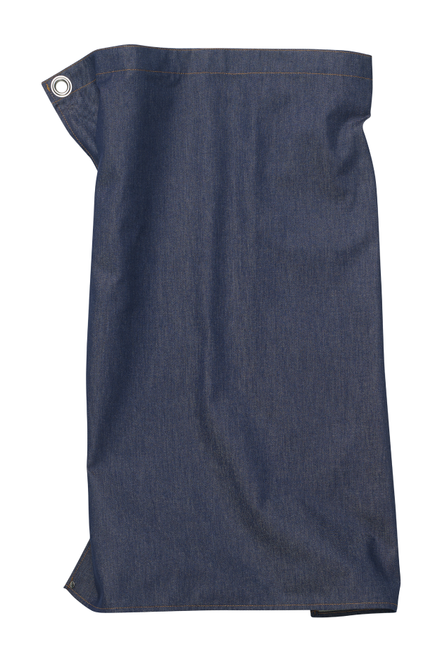 Individuelle Jeans/Melange-Bistroschürze (ohne Schürzenbänder)