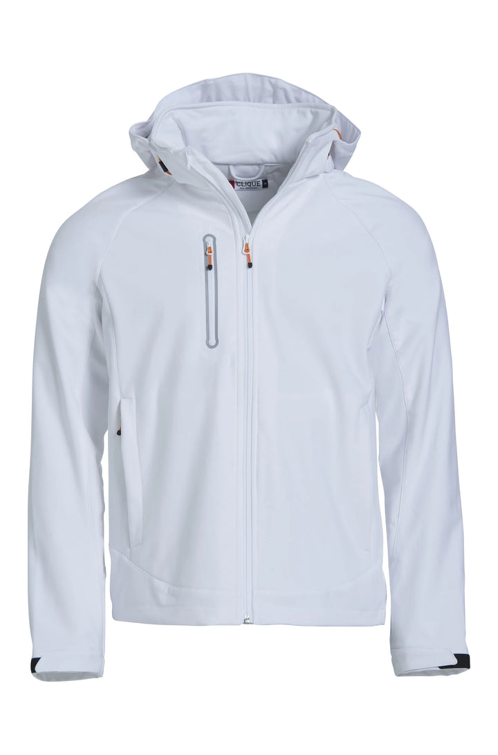 Herren Milford Softshelljacke mit Kapuze und Reflexstreifen