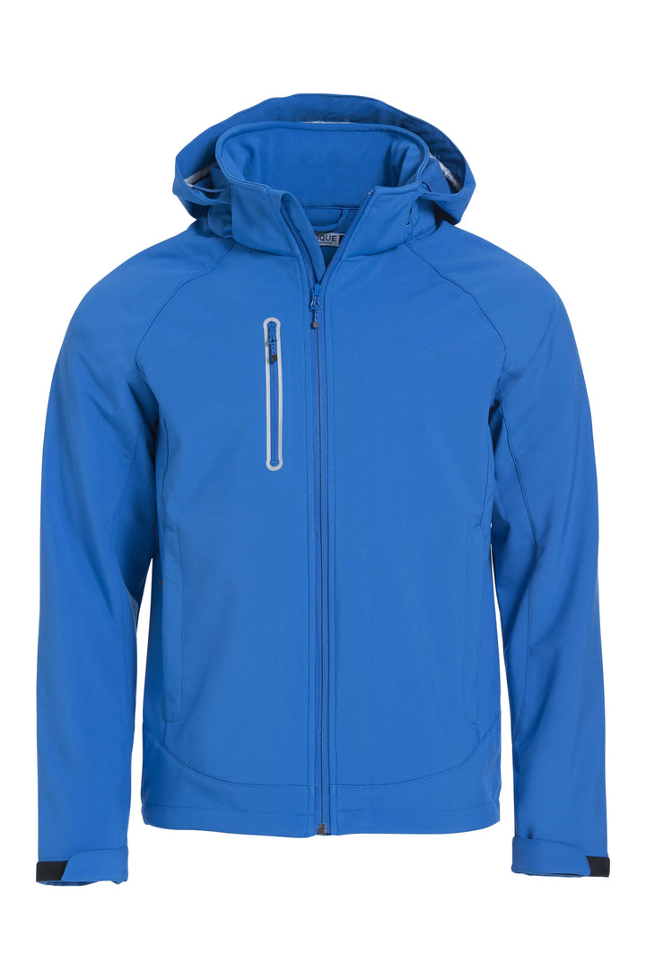 Herren Milford Softshelljacke mit Kapuze und Reflexstreifen