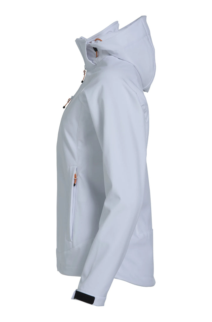 Damen Milford Softshelljacke mit Kapuze und Reflexstreifen
