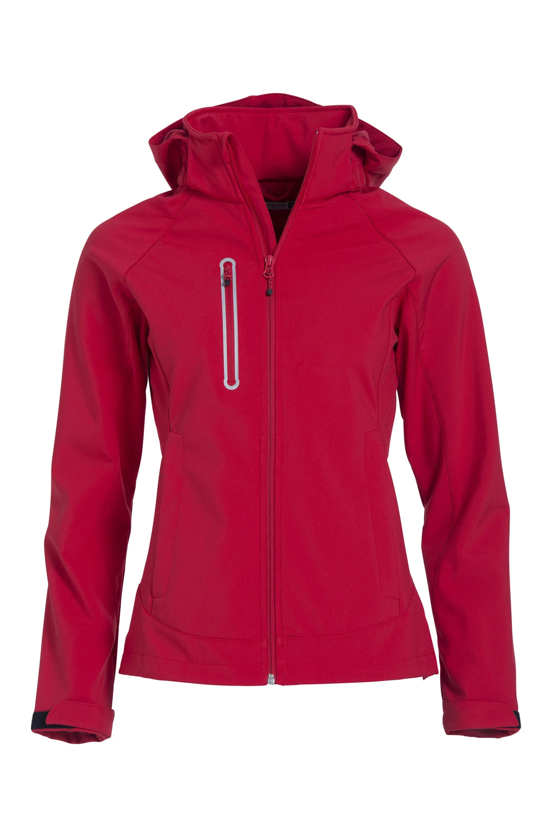 Damen Milford Softshelljacke mit Kapuze und Reflexstreifen