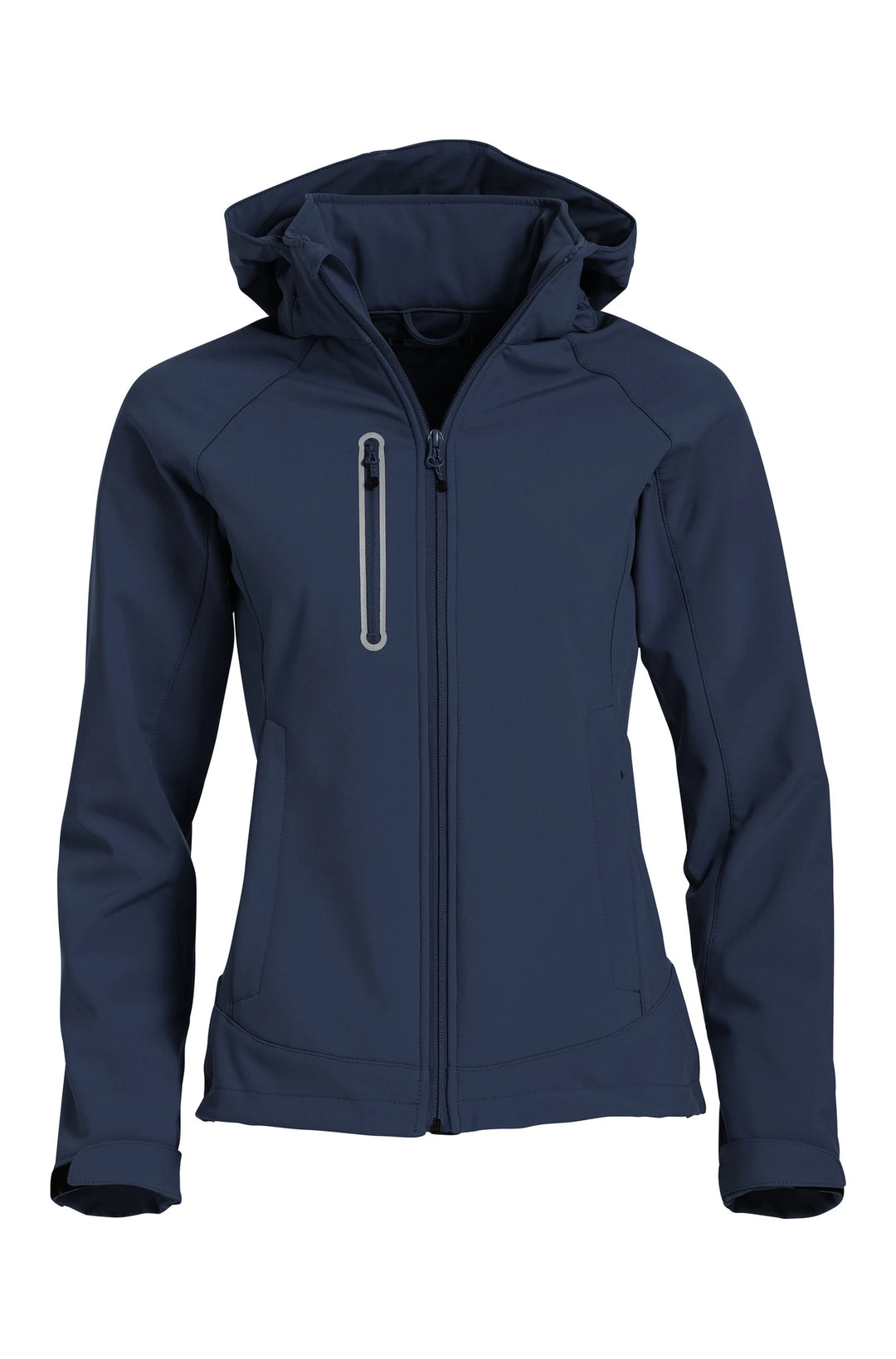 Damen Milford Softshelljacke mit Kapuze und Reflexstreifen