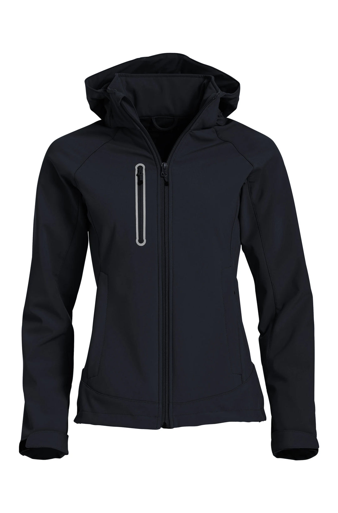 Damen Milford Softshelljacke mit Kapuze und Reflexstreifen