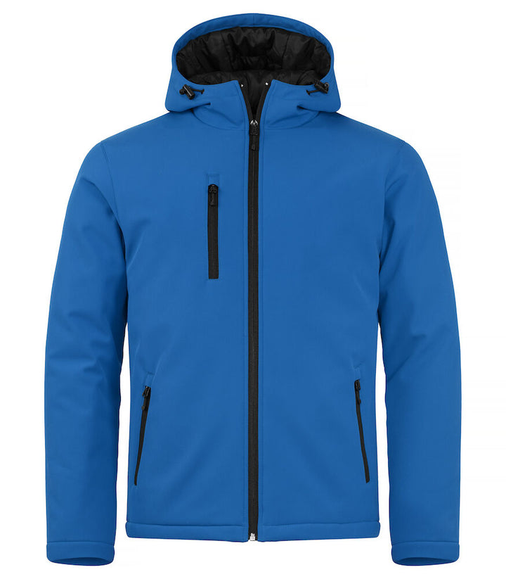 Herren Softshelljacke mit Kapuze