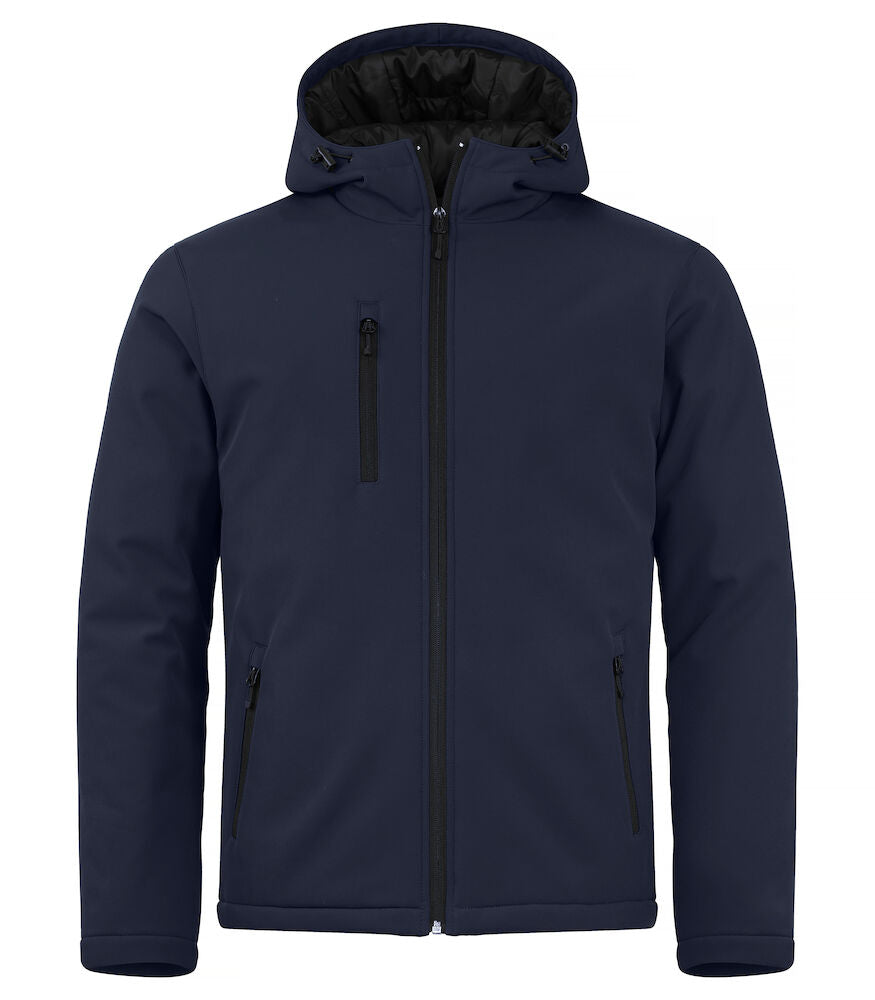 Herren Softshelljacke mit Kapuze