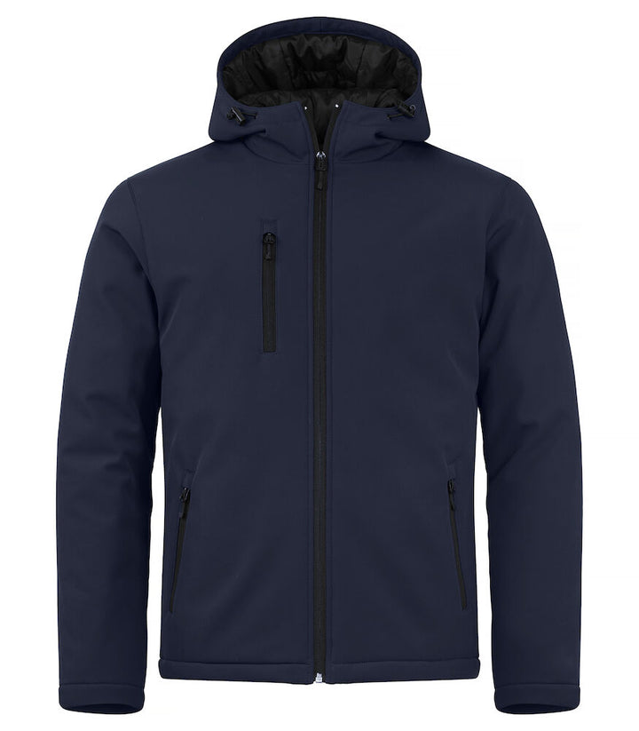 Herren Softshelljacke mit Kapuze