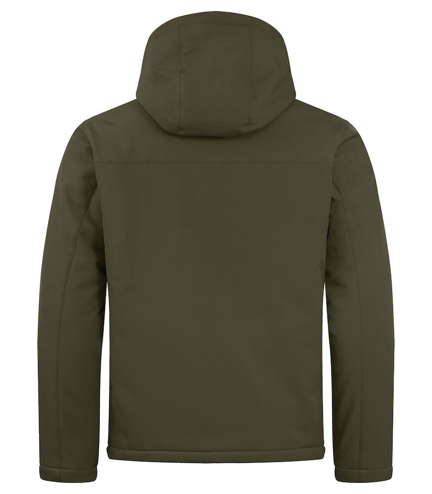 Herren Softshelljacke mit Kapuze