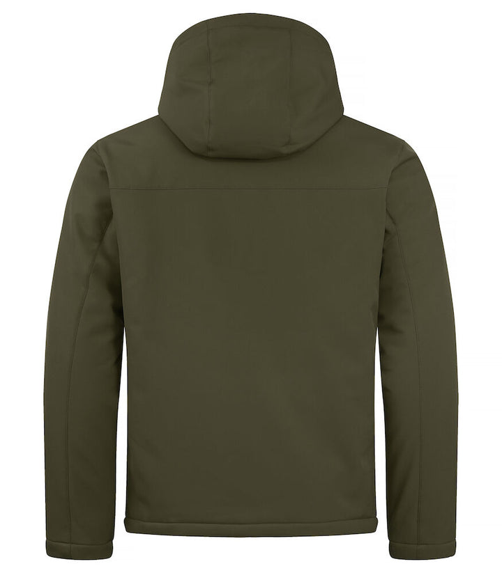Herren Softshelljacke mit Kapuze