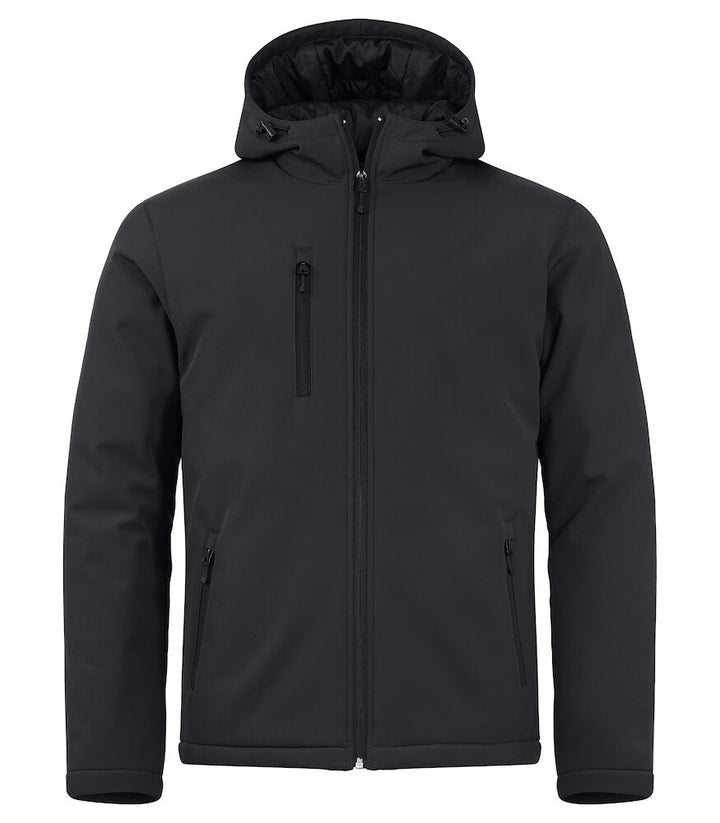 Herren Softshelljacke mit Kapuze