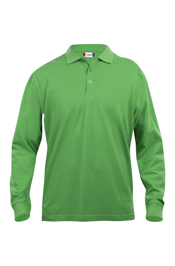 Langarm Polo grün
