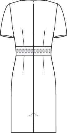 Damen-Etuikleid Regular Fit