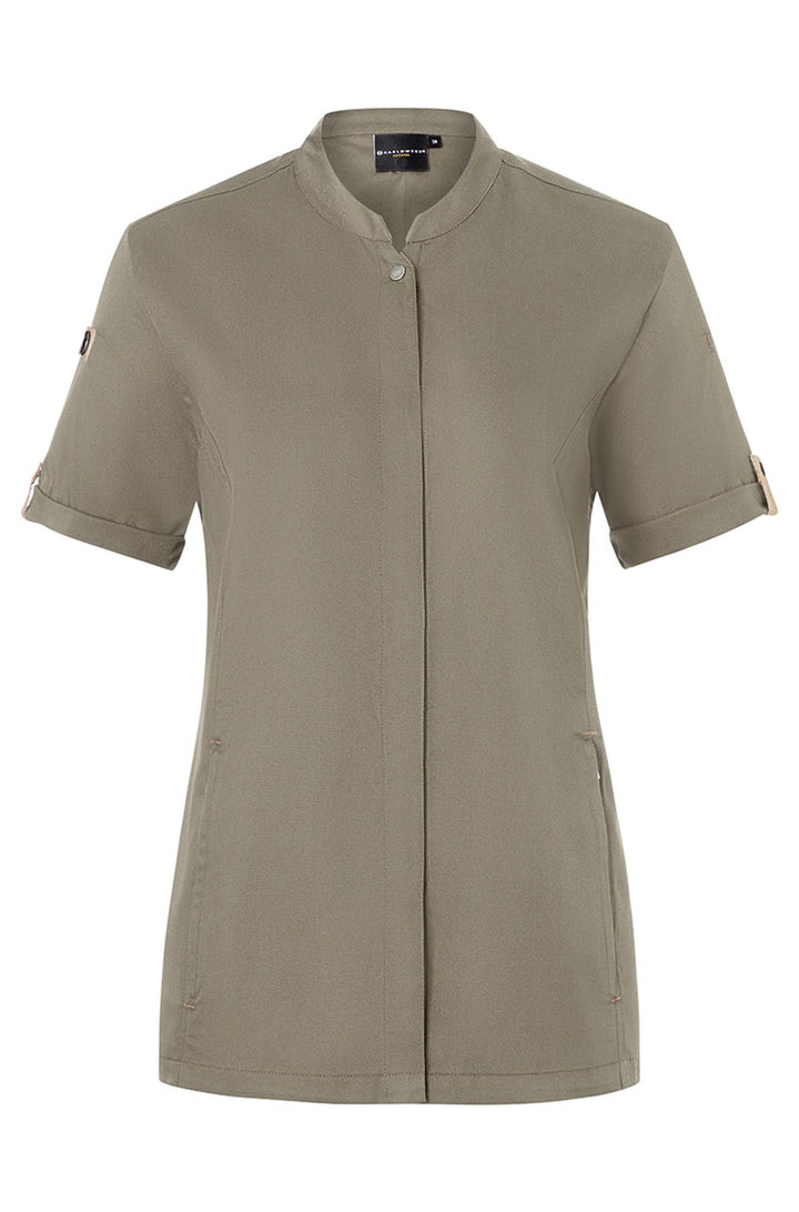 Kurzarm Damen Kochjacke Green Generation