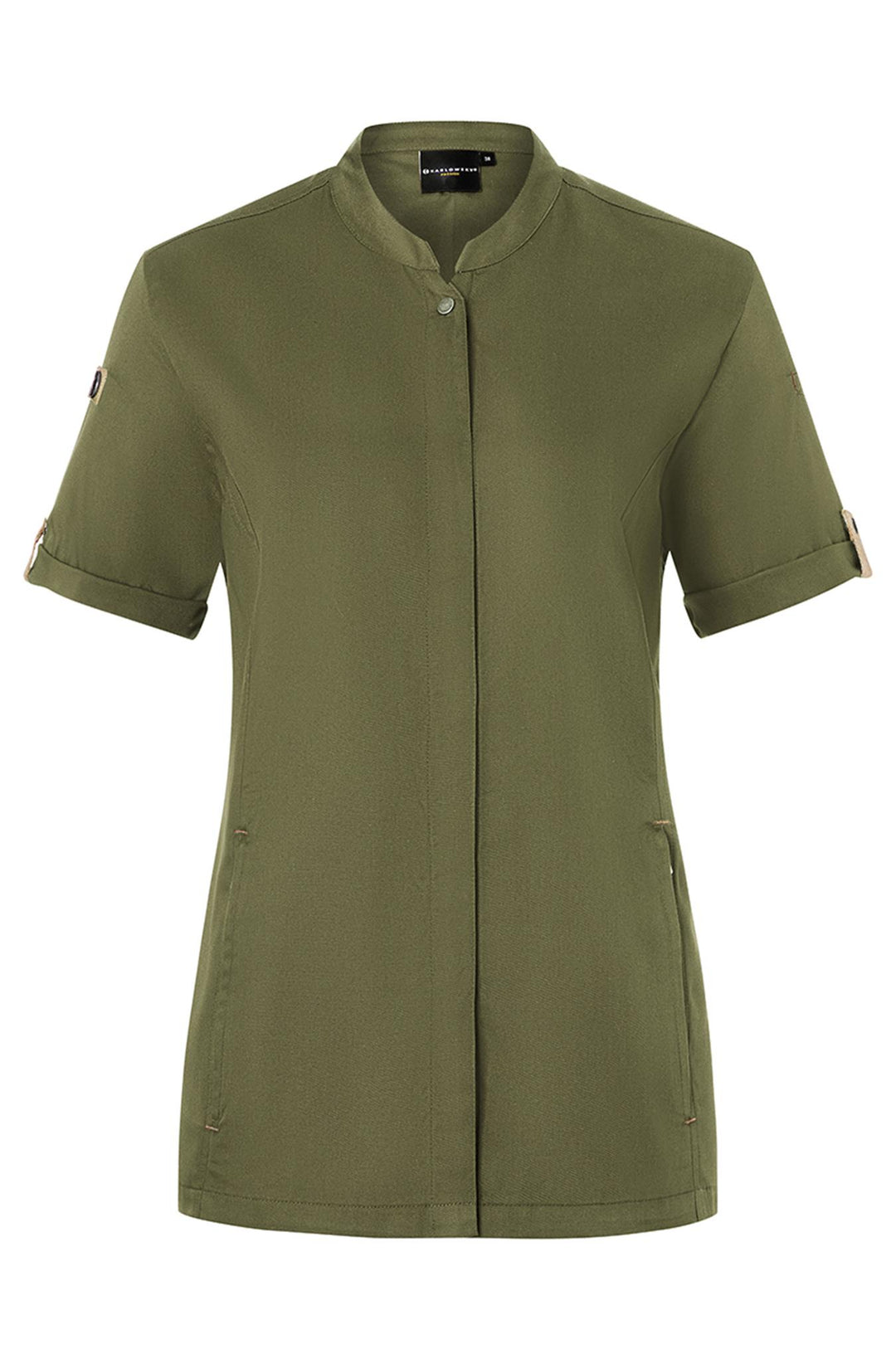 Kurzarm Damen Kochjacke Green Generation
