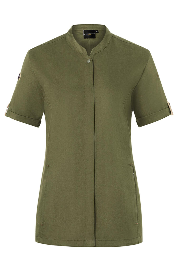 Kurzarm Damen Kochjacke Green Generation