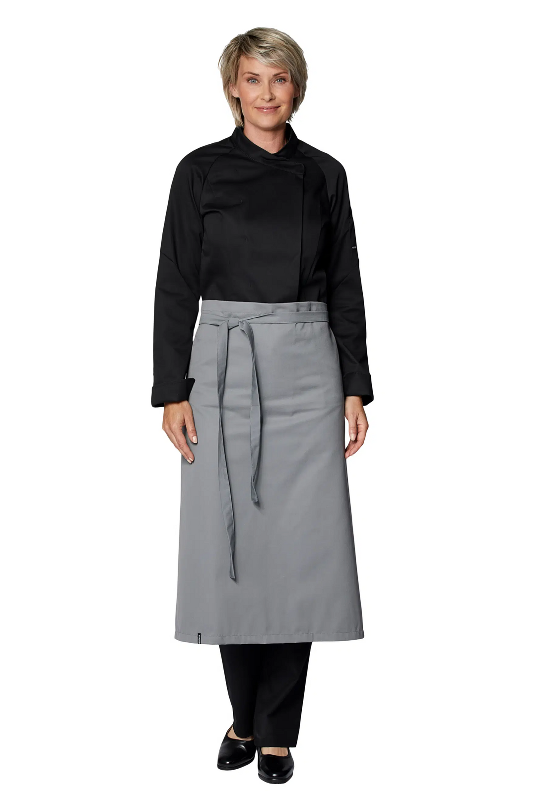 Damen Koch-/Servicejacke mit Stehkragen