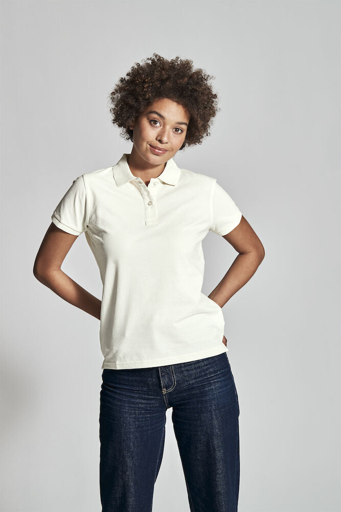 Damen Poloshirt aus ökologischer Baumwolle