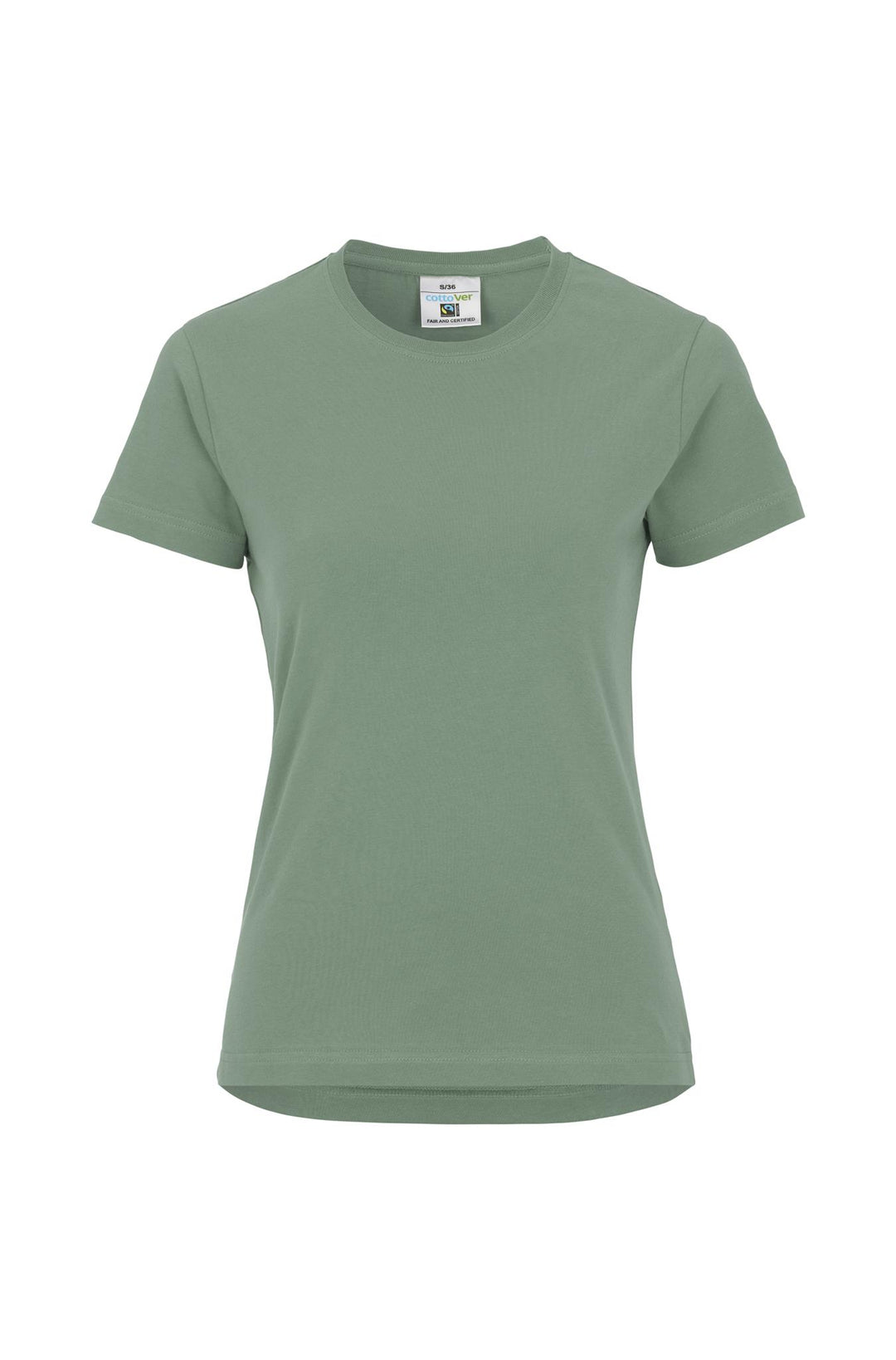 Rundhals Damen T-Shirt aus ökologischer Baumwolle