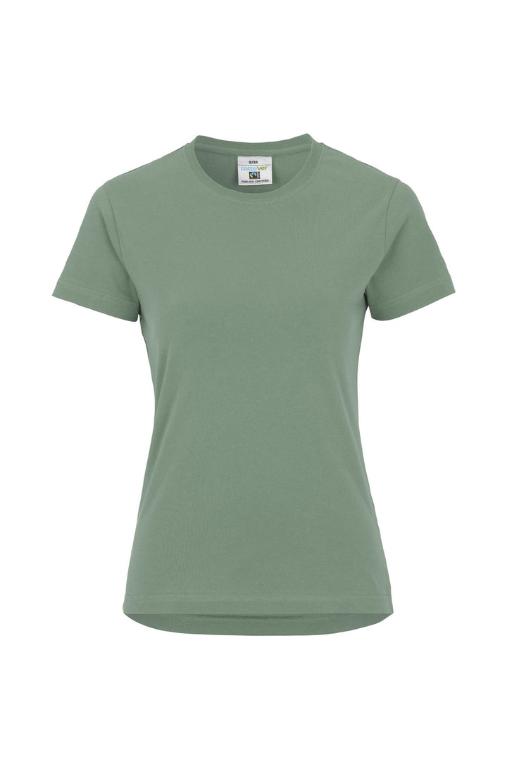 Rundhals Damen T-Shirt aus ökologischer Baumwolle