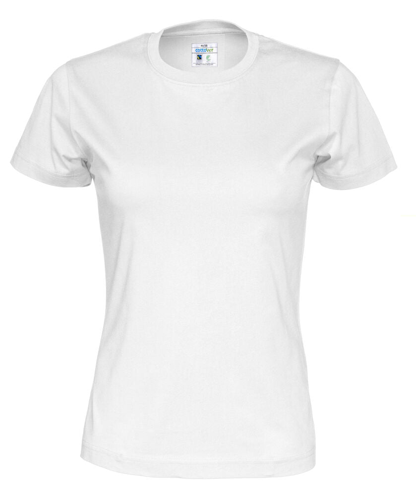 Rundhals Damen T-Shirt aus ökologischer Baumwolle
