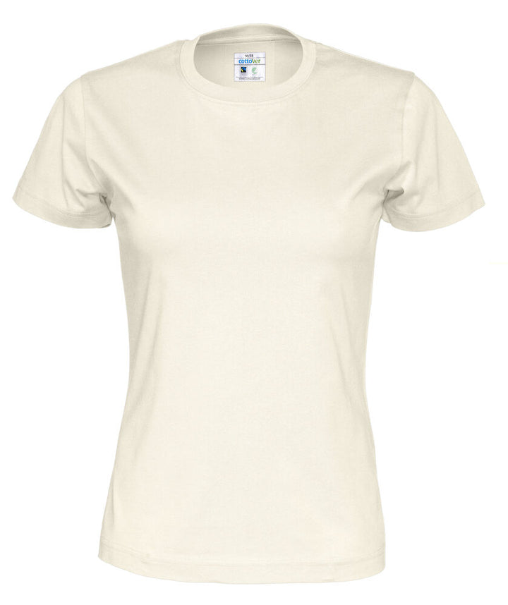Rundhals Damen T-Shirt aus ökologischer Baumwolle