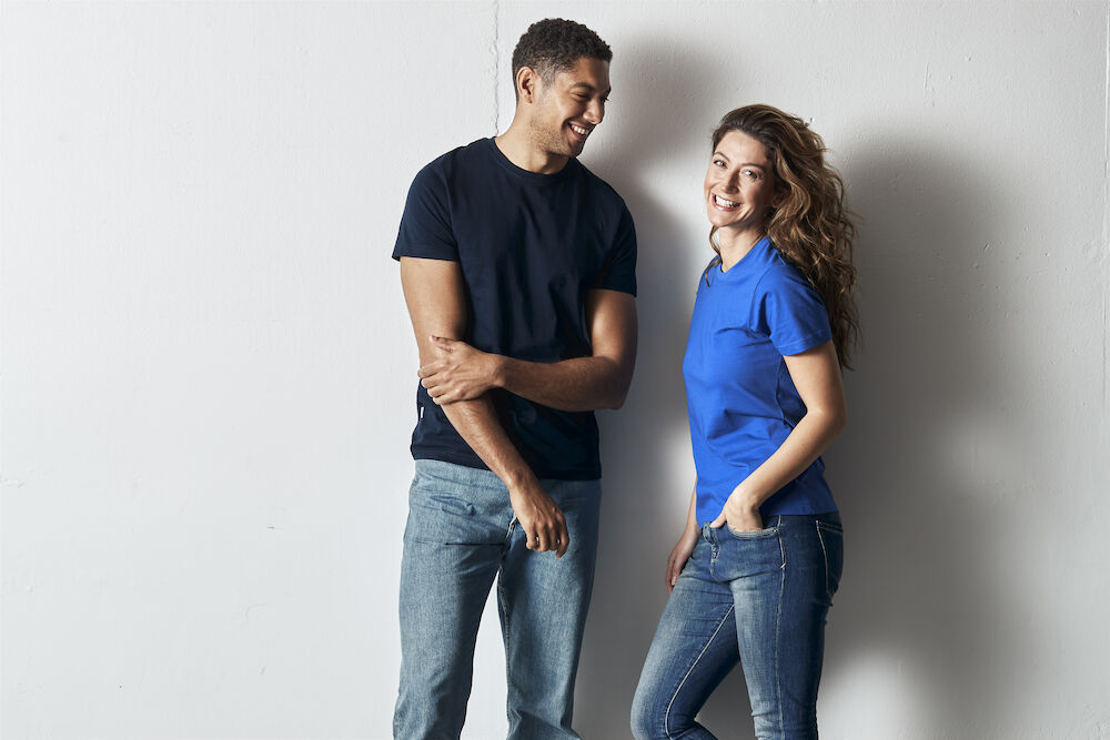 Rundhals Damen T-Shirt aus ökologischer Baumwolle