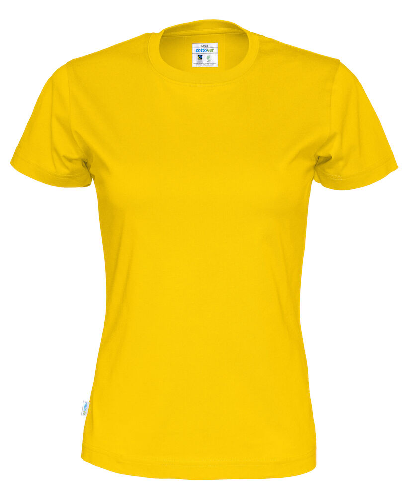 Rundhals Damen T-Shirt aus ökologischer Baumwolle