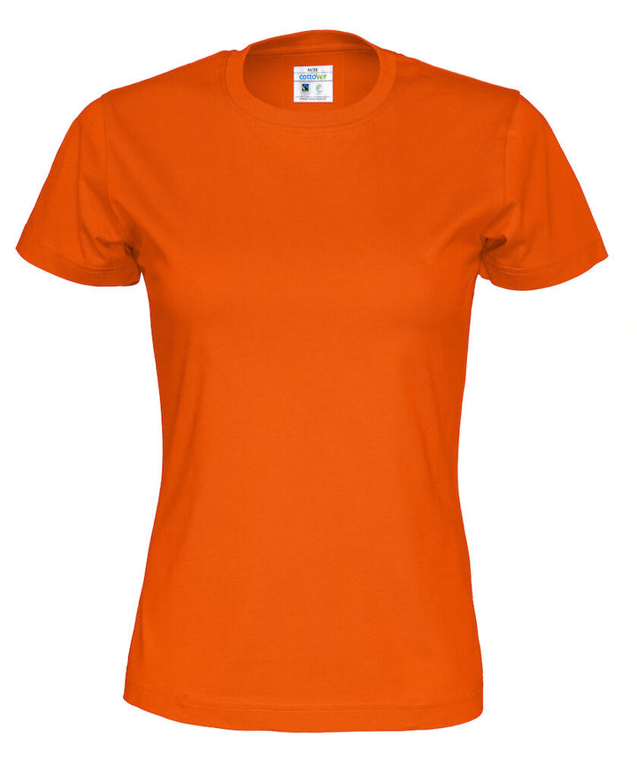 Rundhals Damen T-Shirt aus ökologischer Baumwolle
