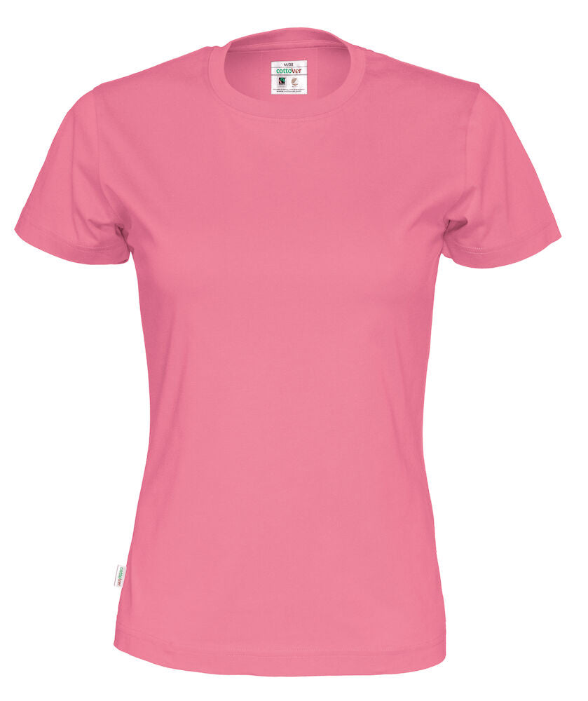 Rundhals Damen T-Shirt aus ökologischer Baumwolle