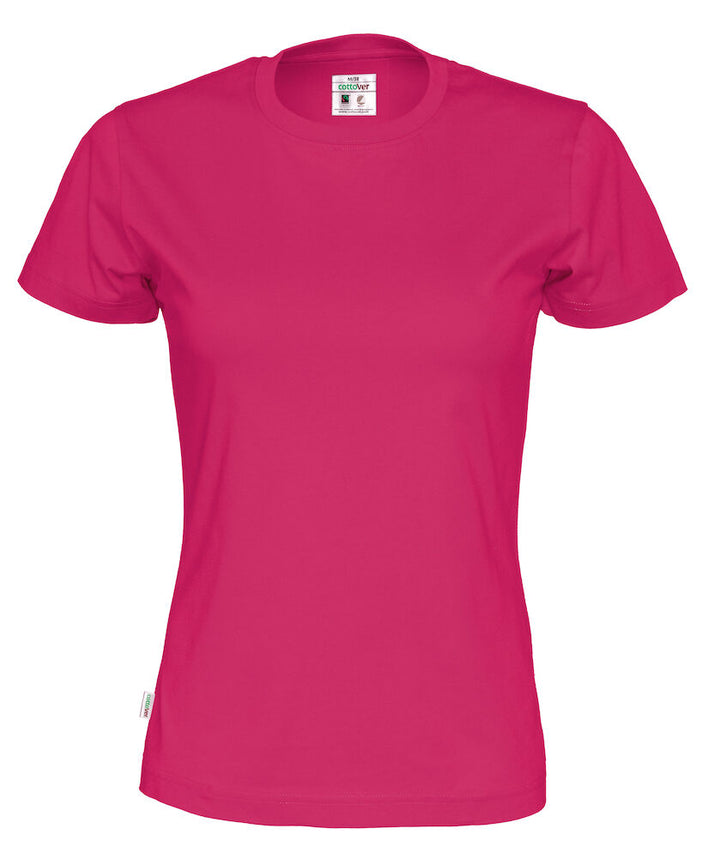 Rundhals Damen T-Shirt aus ökologischer Baumwolle