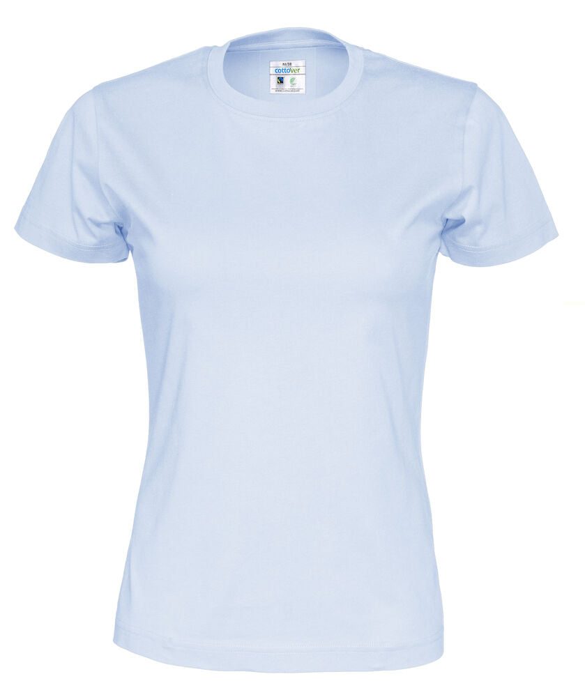 Rundhals Damen T-Shirt aus ökologischer Baumwolle