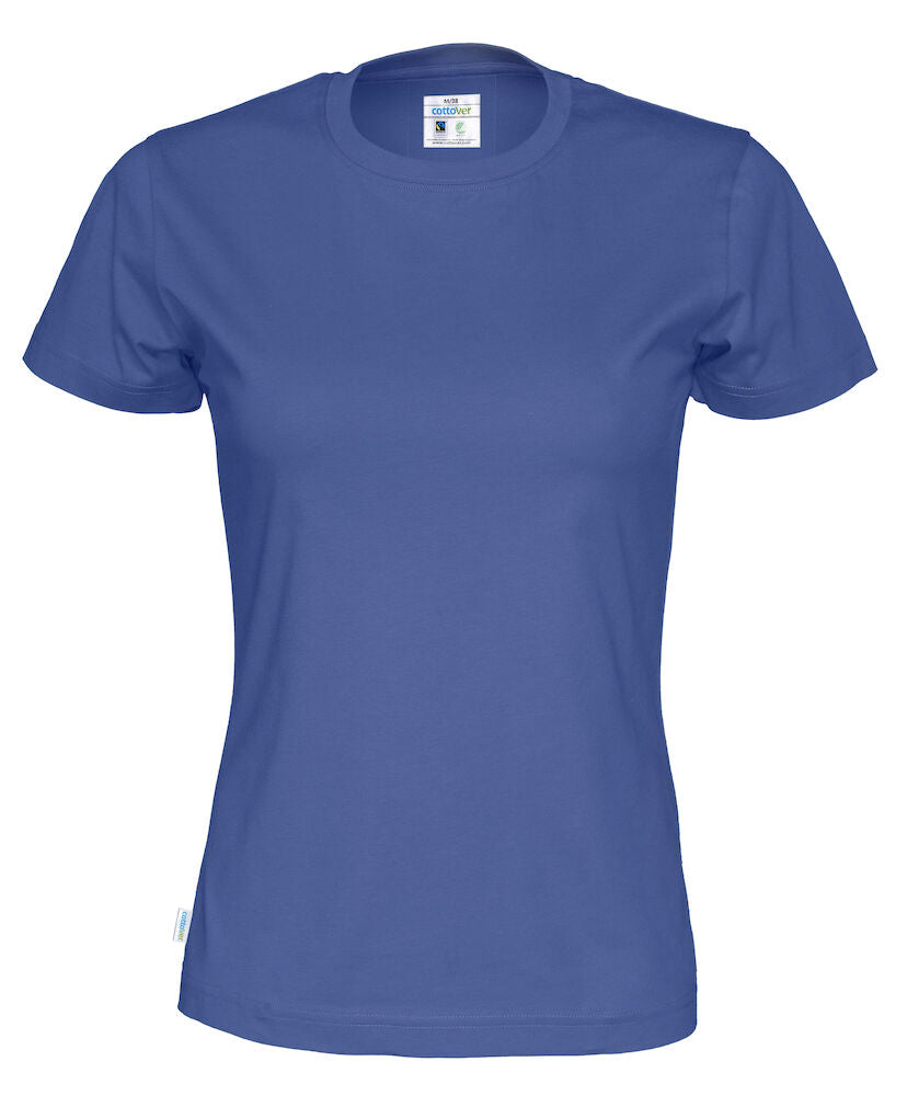 Rundhals Damen T-Shirt aus ökologischer Baumwolle