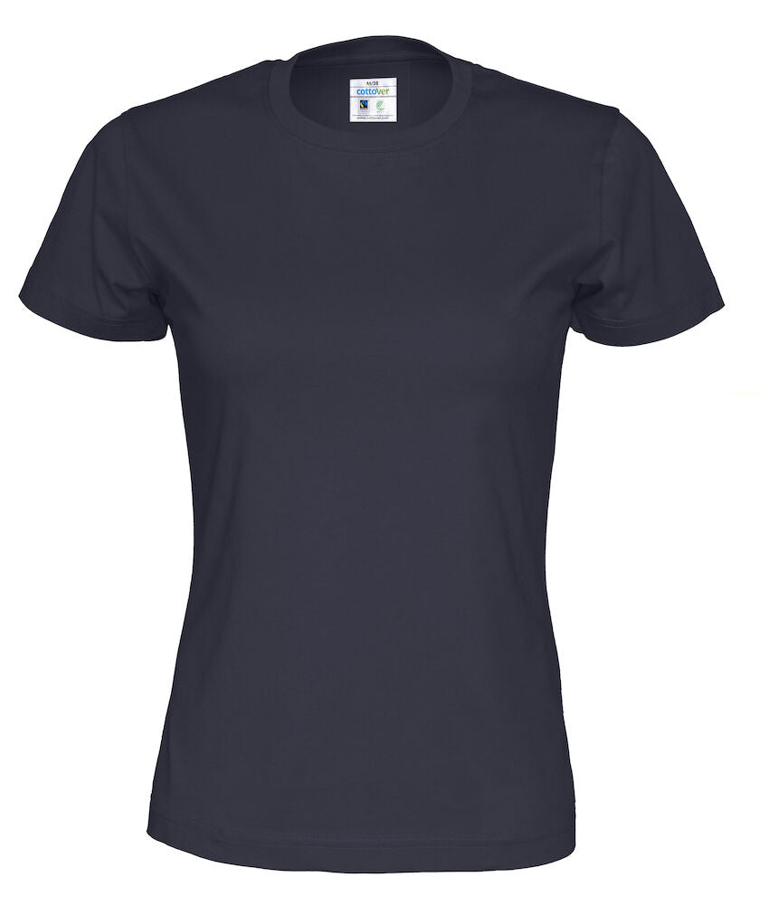 Rundhals Damen T-Shirt aus ökologischer Baumwolle