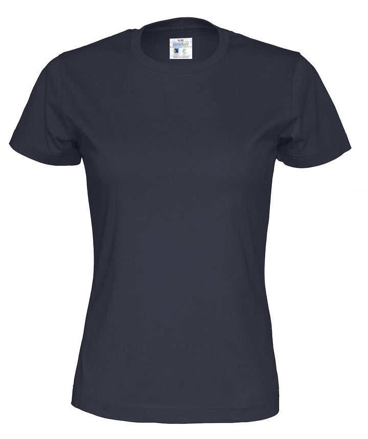 Rundhals Damen T-Shirt aus ökologischer Baumwolle