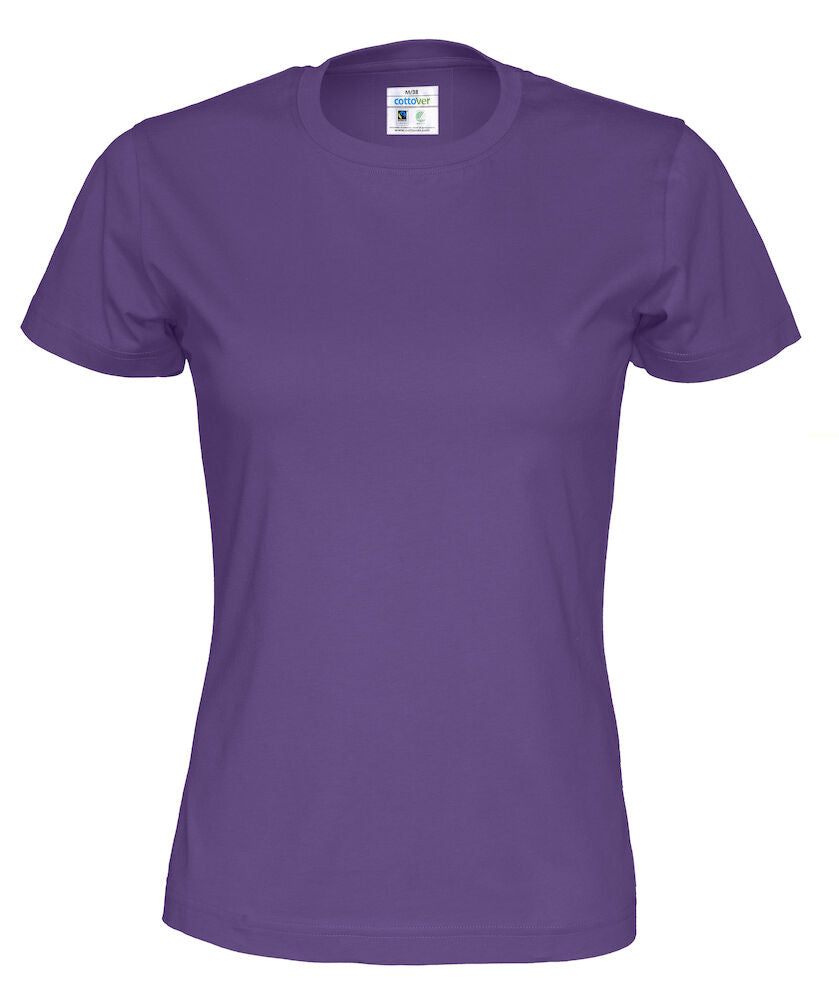 Rundhals Damen T-Shirt aus ökologischer Baumwolle