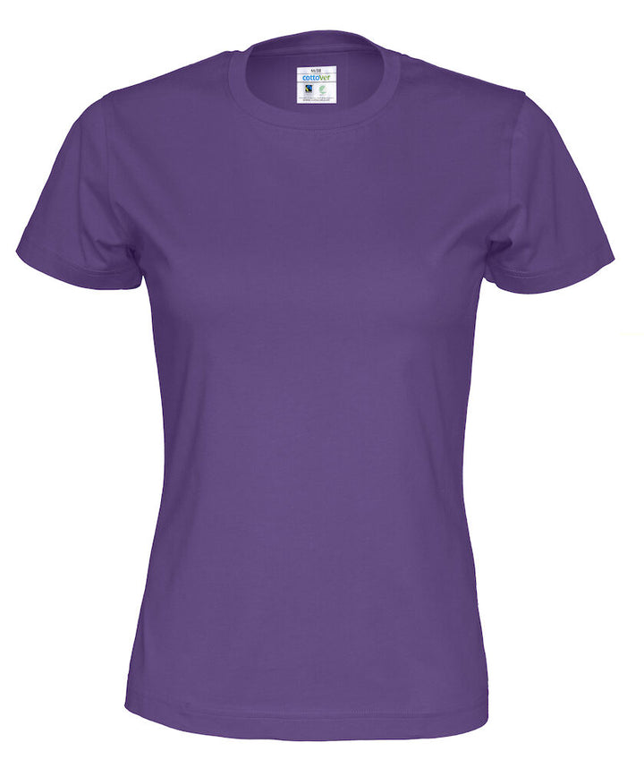 Rundhals Damen T-Shirt aus ökologischer Baumwolle