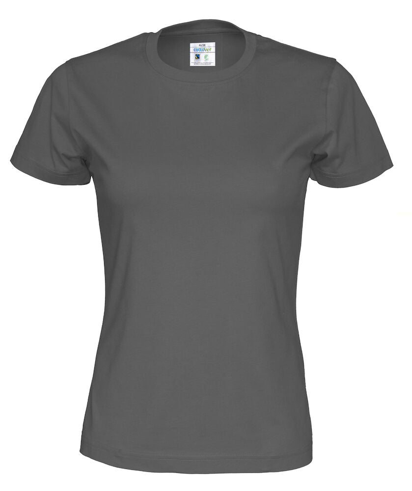 Rundhals Damen T-Shirt aus ökologischer Baumwolle