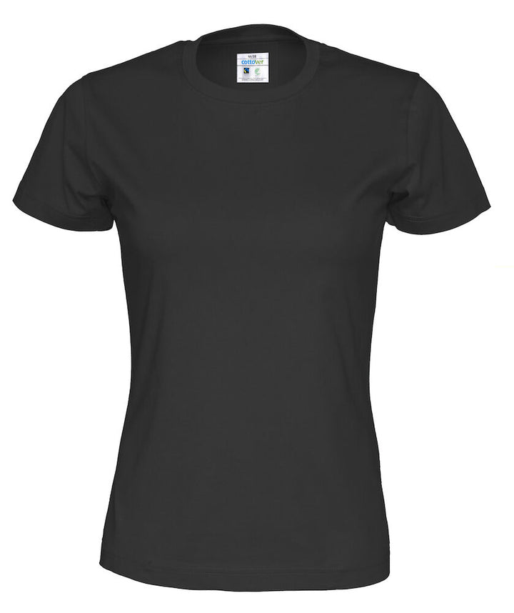 Rundhals Damen T-Shirt aus ökologischer Baumwolle