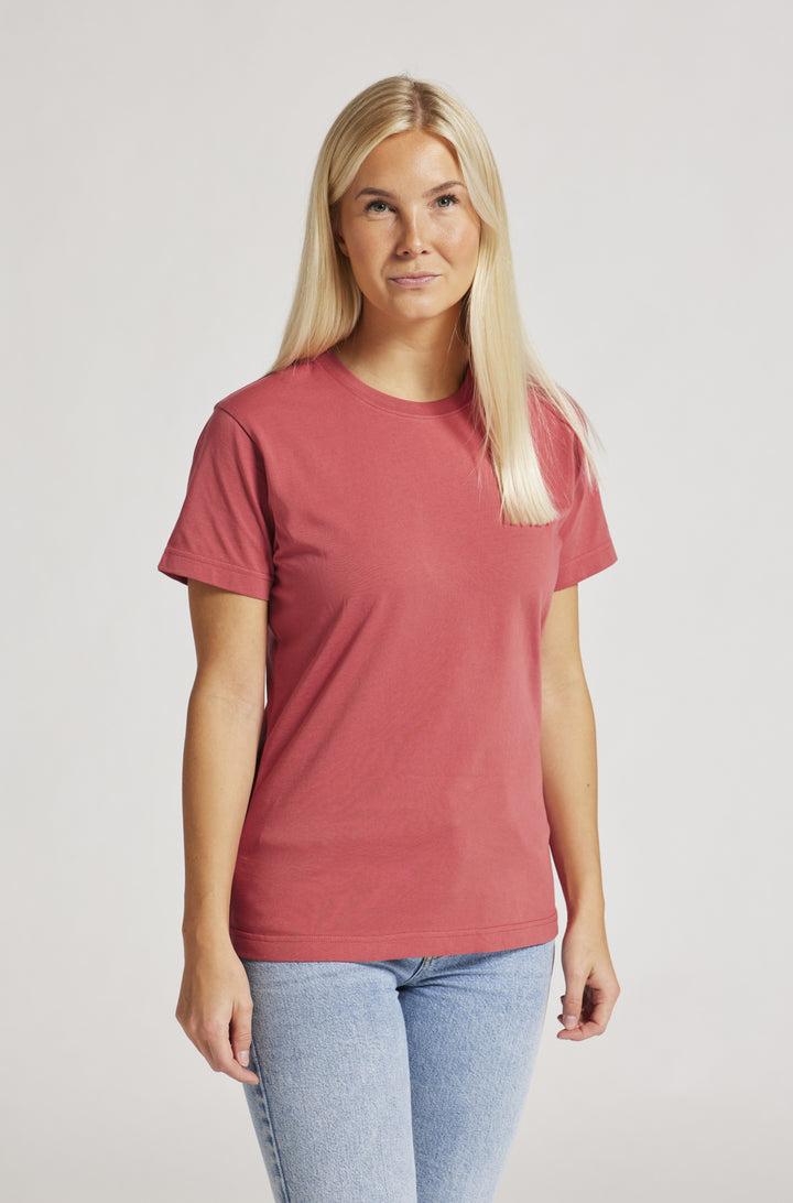 Rundhals Damen T-Shirt aus ökologischer Baumwolle