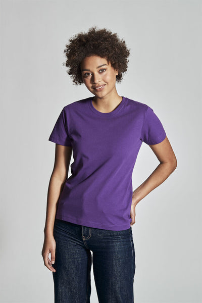 Rundhals Damen T-Shirt aus ökologischer Baumwolle
