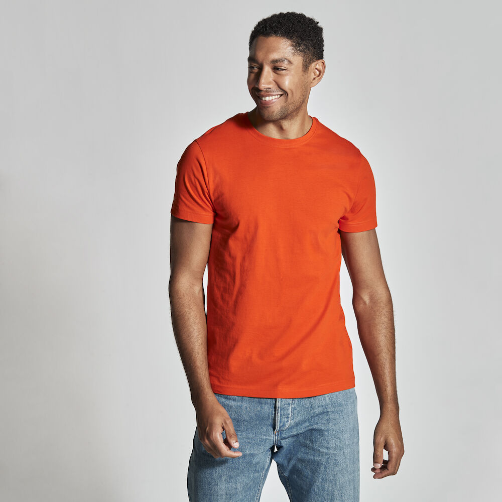 Rundhals Herren T-Shirt aus ökologischer Baumwolle