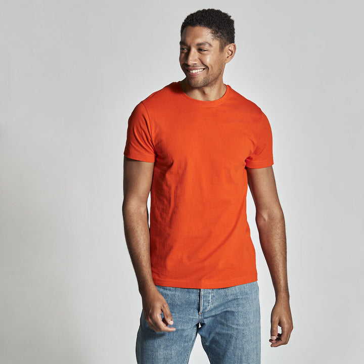 Rundhals Herren T-Shirt aus ökologischer Baumwolle