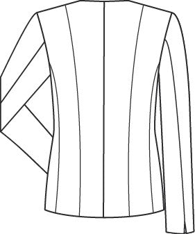 Ladies Reissverschluss-Blazer Regular Fit