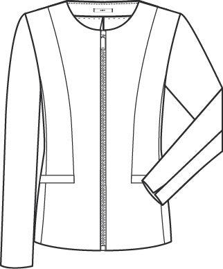 Ladies Reissverschluss-Blazer Regular Fit