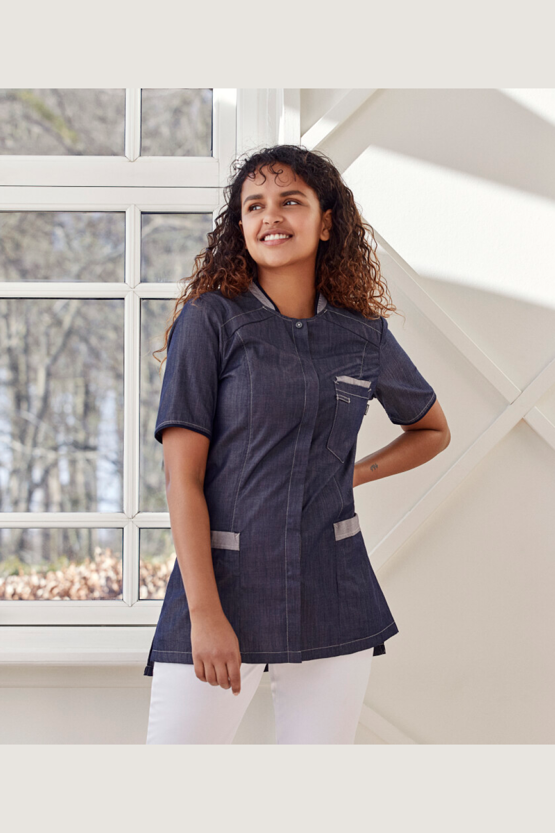 Spitex Damenkasack mit atmungsaktivem Jersey