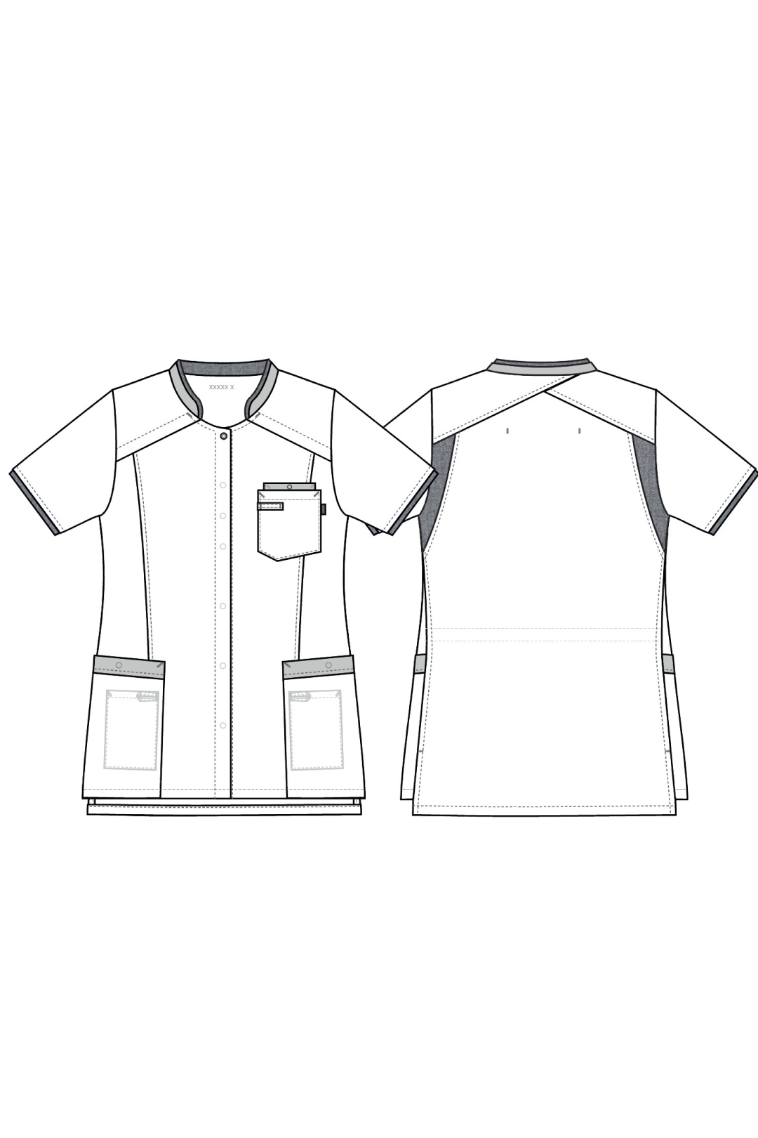 Spitex Damenkasack mit atmungsaktivem Jersey