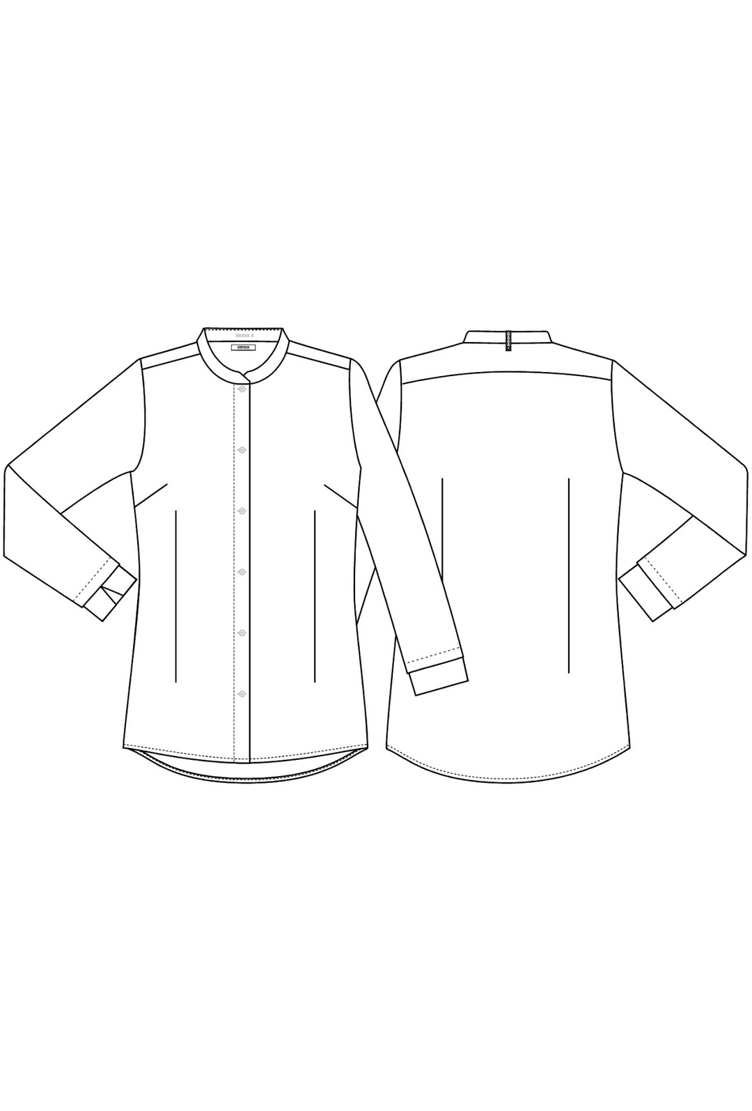 Service OXFORD DAMENBLUSE - 7/8 ARM