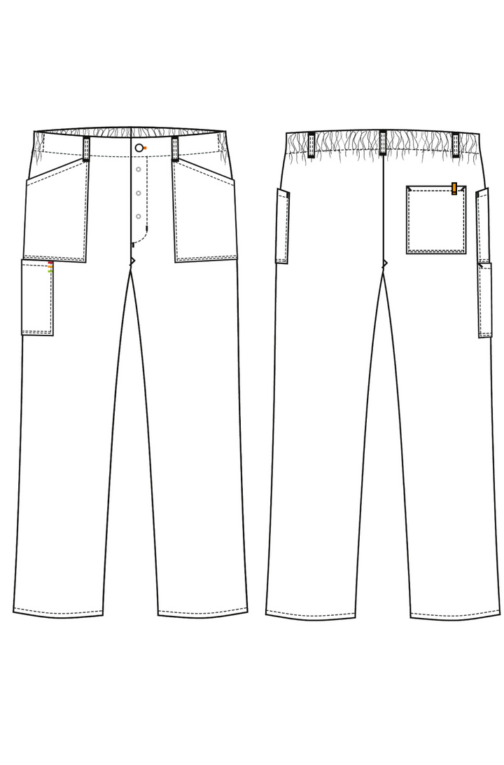 Unisex Hose mit Schenkeltaschen