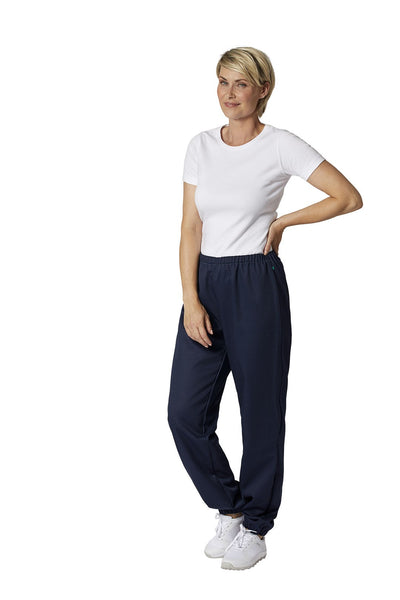 Unisex Schlupfhose mit Gummizug am Fussgelenk Dunkel Marine