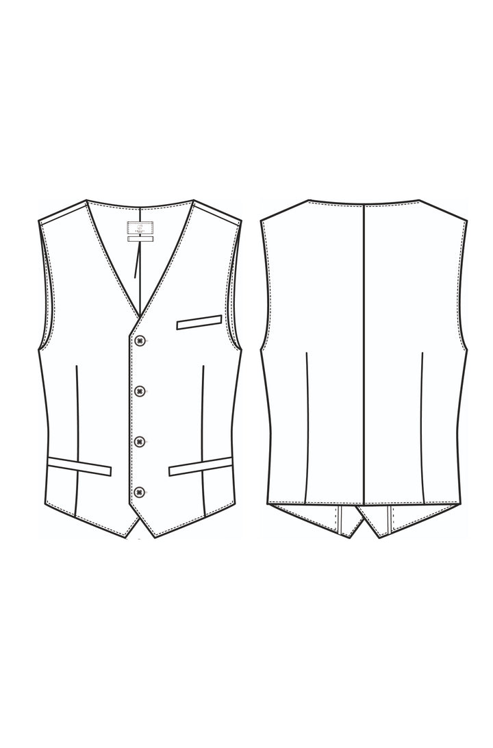 Herren Weste Premium Regular Fit