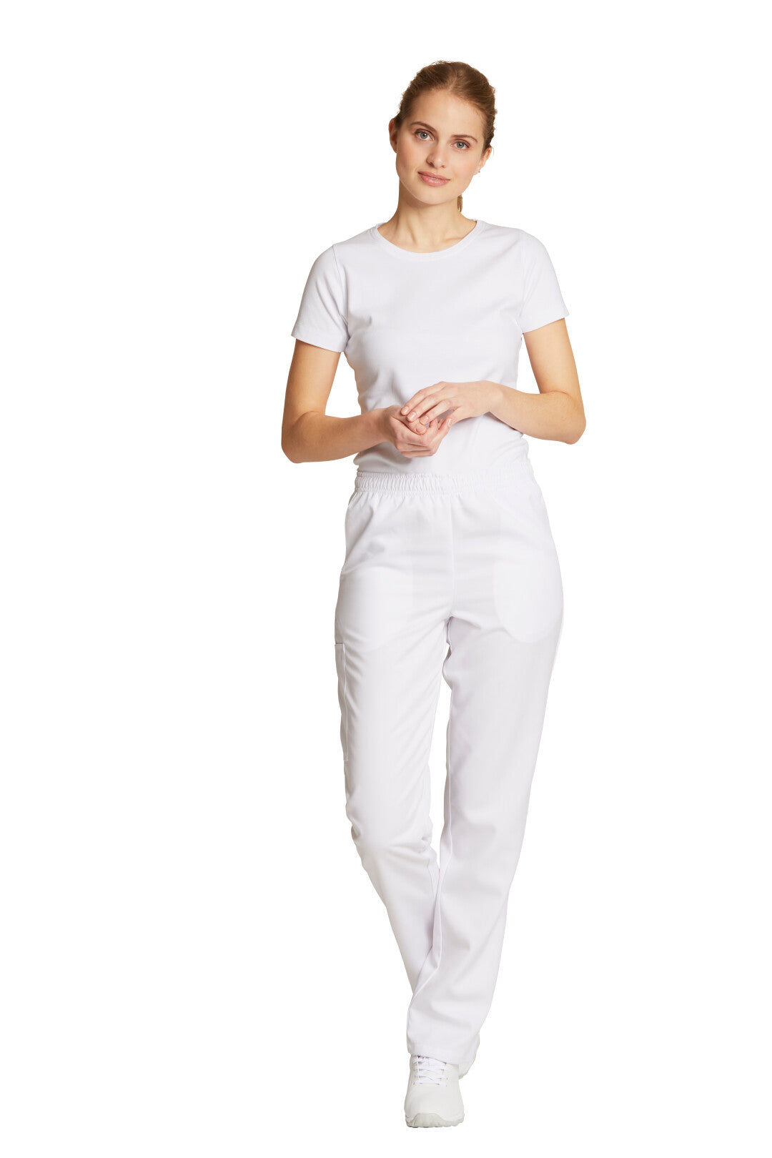 Unisex Schlupfhose Tencel Hellgrau